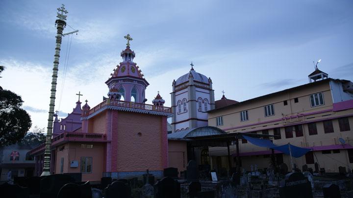 Manjinikkara Dayara Church - a Famous Christian Pilgrimage Centre at Omallur, Pathanamthitta 