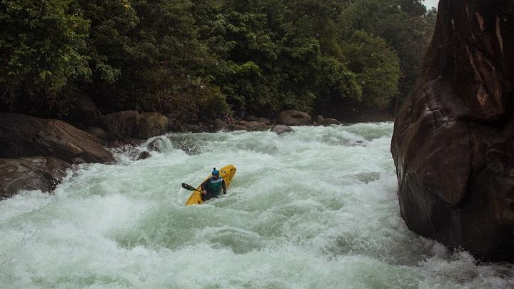 Rafting on Tejaswini River, Kannur, Kerala, India 