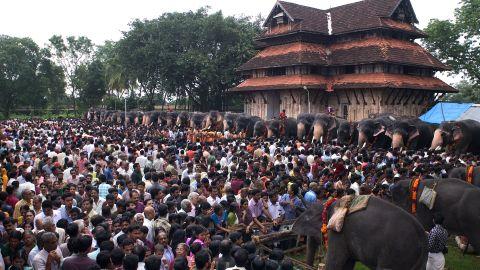 Aanayoottu - Vadakumnathan temple -2