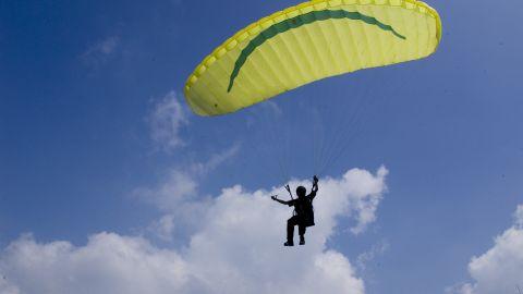 Paragliding at Wagamon, Idukki