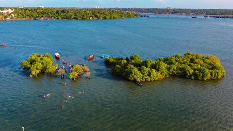 Sambranikodi Island at Kollam