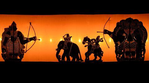 Tholpavakoothu or Shadow puppetry