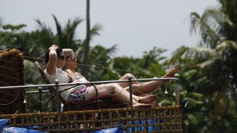 Tourists in Alappuzha