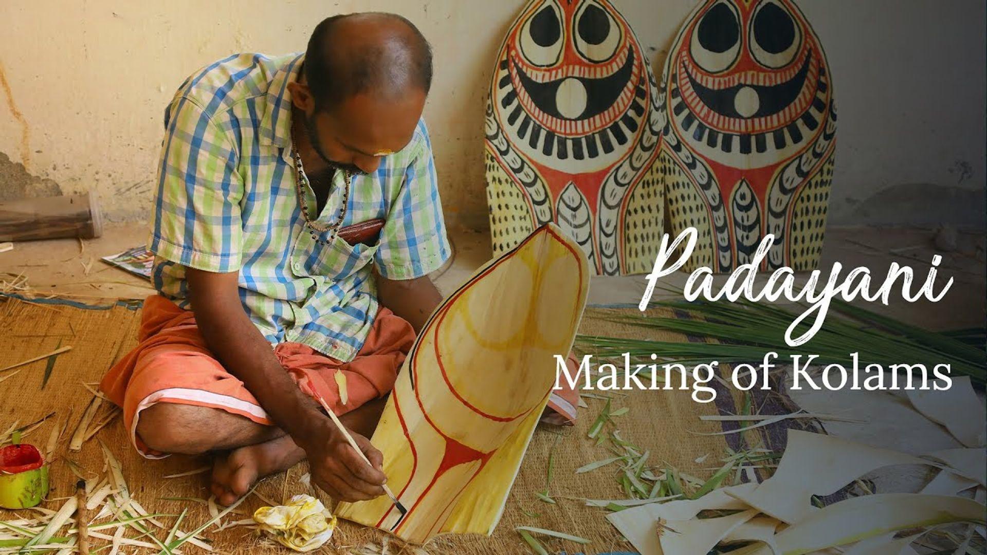 Making of Padayani Kolams