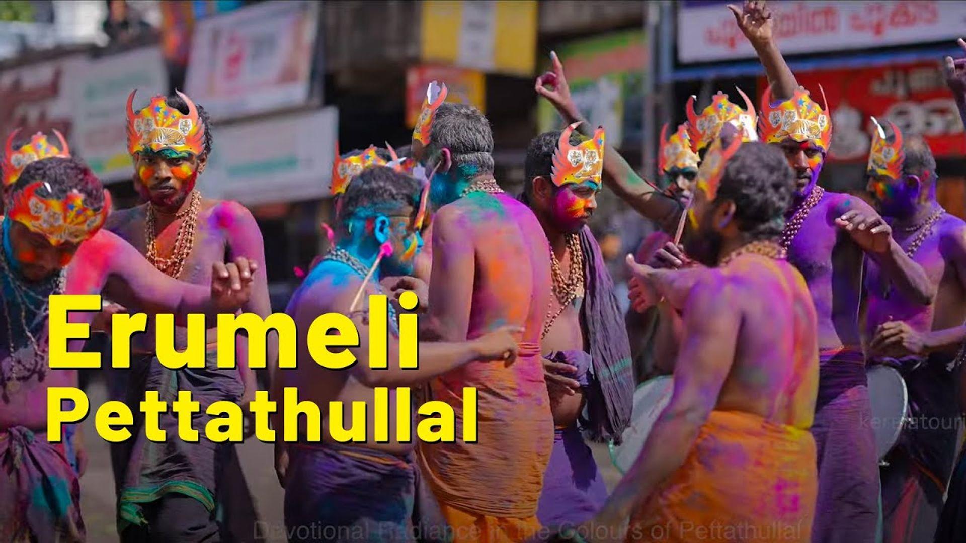 Experience Vibrant Pettathullal Ritual at Erumeli