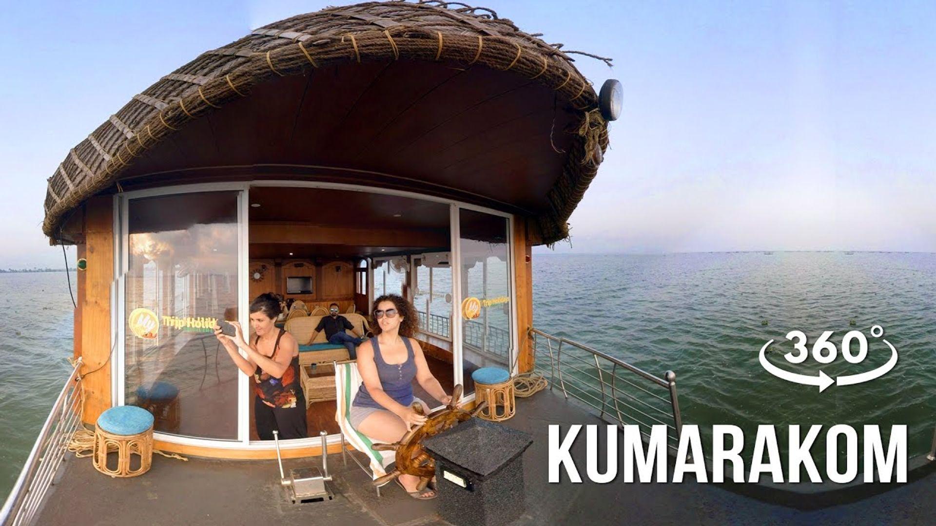 Experience Houseboat cruise @ Kumarakom | 360° video