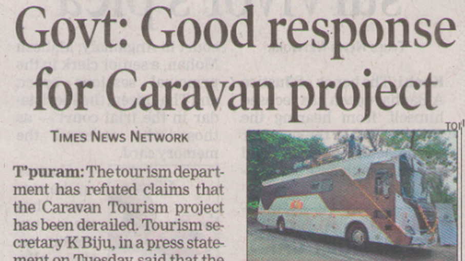 Govt: Good response for Caravan project