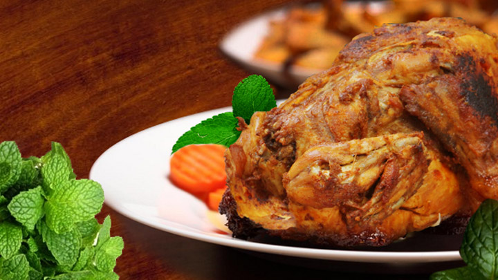 Chicken Mint Roast - Recipe for Sunday Special dish - Non-vegetarian ...