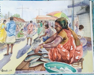 Painting by Ankush Mondal