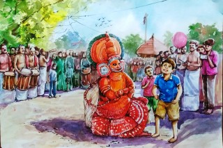 Painting by Jagannath K M