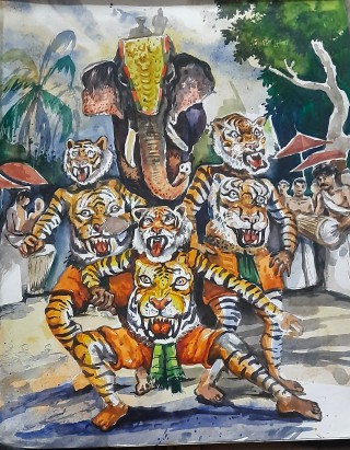 Painting by Snehadri Mitra