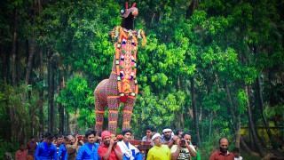 Machattu Mamangam - The Grand Festival of Kuthirakolams at Thiruvanikkavu Temple