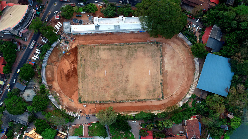 Aerial view of Municipal Stadium