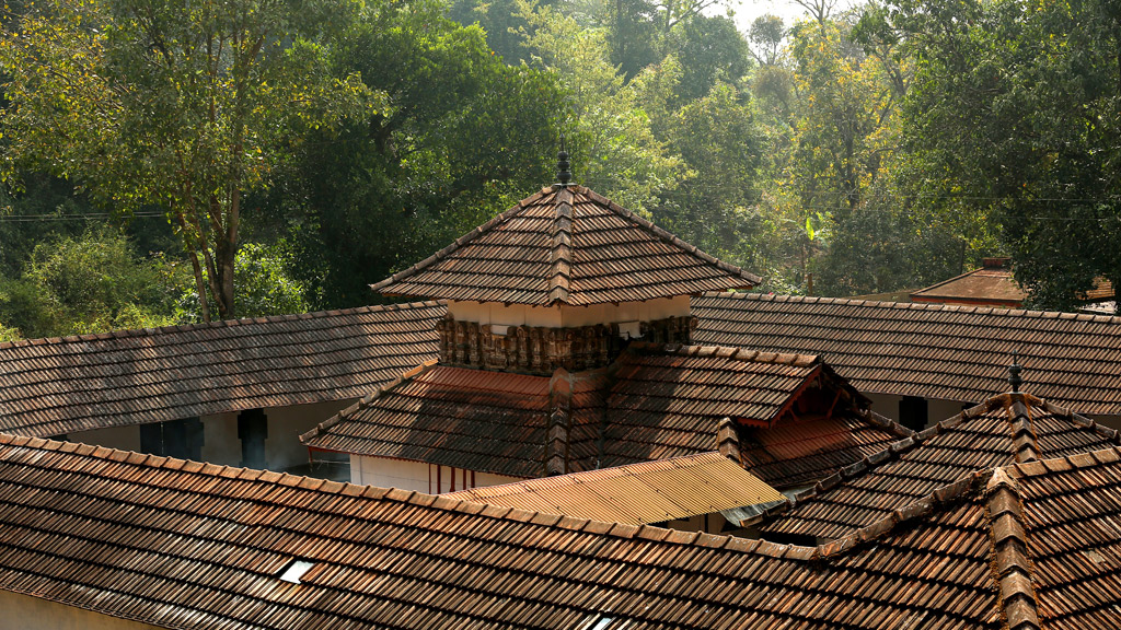 Aerial view of Sree Thrissillery Mahadeva Temple