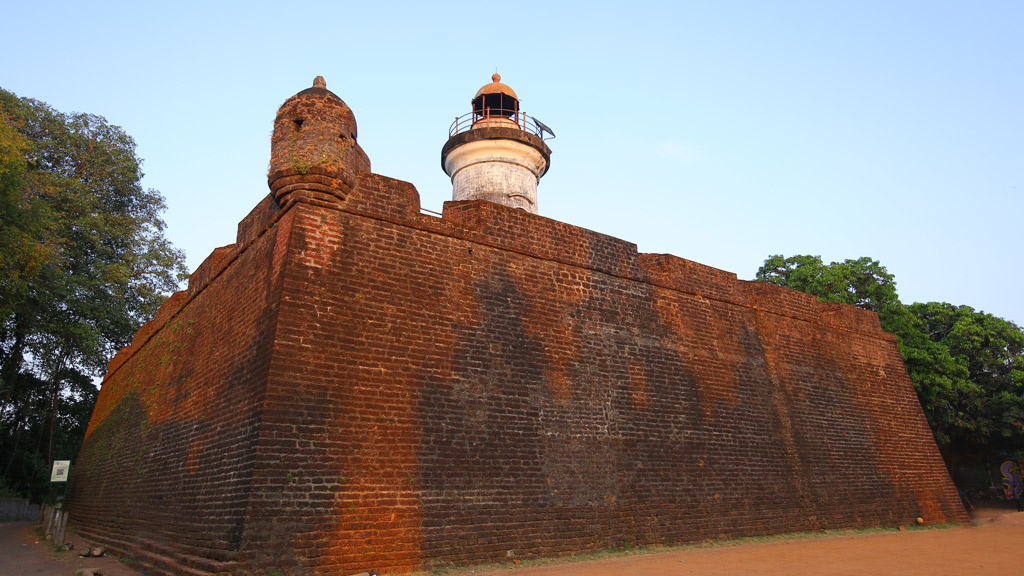 Back side view of Thalassery Fort
