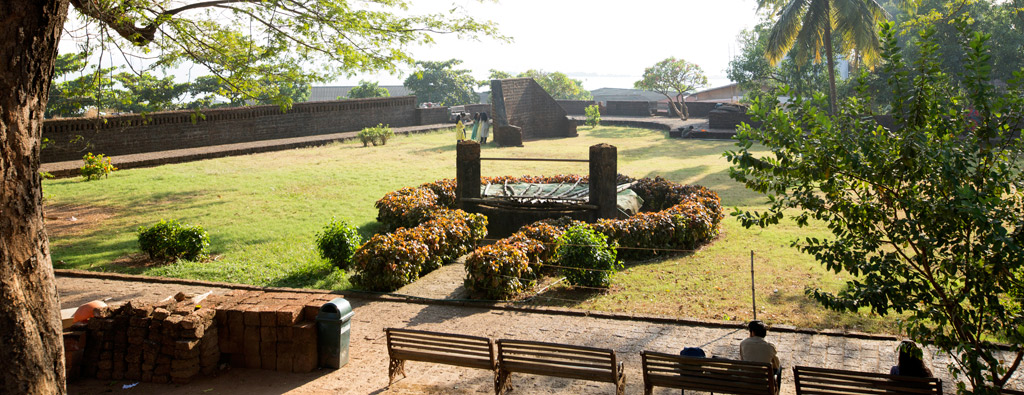 Courtyard inside Thalassery Fort
