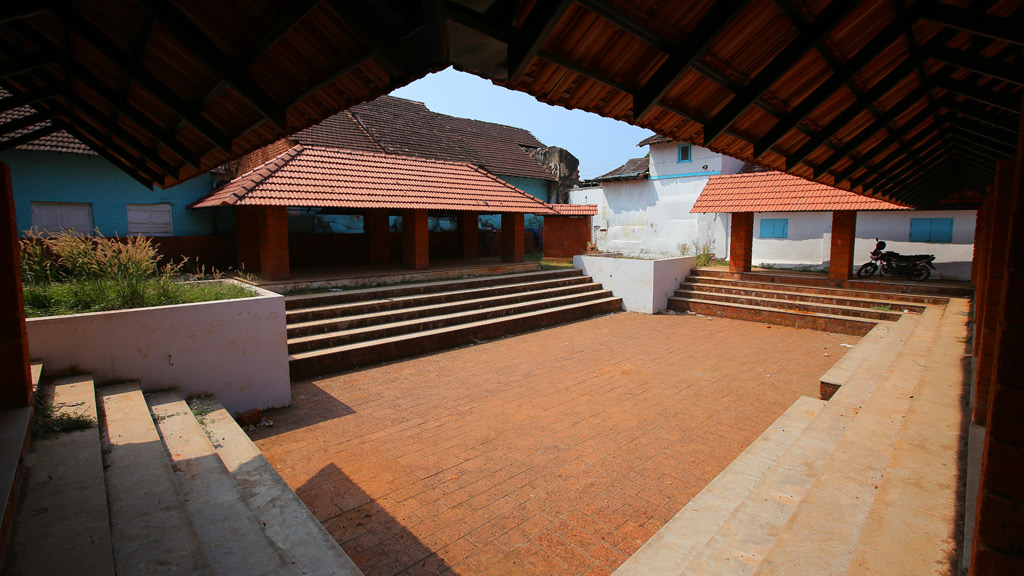 Open-air theatre at Thazhe Angadi Heritage Street