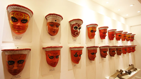 Theyyam Make-up at Chirakkal Folklore Museum