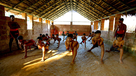 Kalaripayattu Practice Session