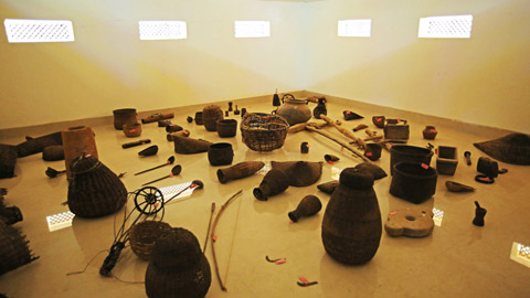 Inside view of Kunkichira Heritage Museum