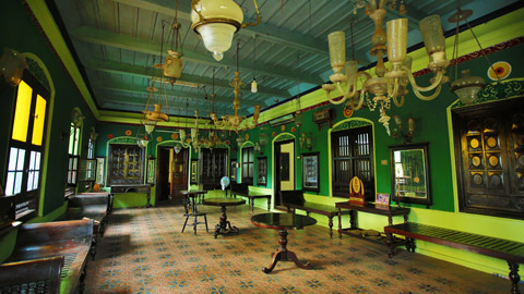 Hall inside Maliyekkal House