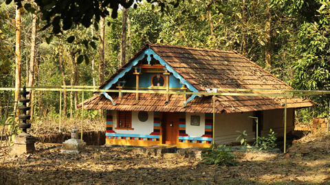 Temple at Pindali Kalari House