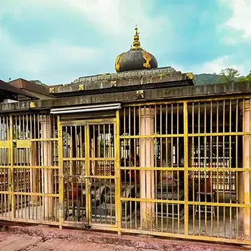 The Navagraha (nine heavenly bodies and deities) temple at Sabarimala